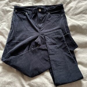 Club Monaco Black Skinny Cords